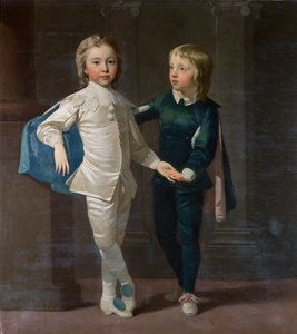 Sir Edward Hulse, 3º Baronete e seu irmão, Samuel Hulse, c.1758