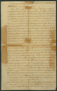 Projeto de Declaração da Independência, 4 de julho de 1776