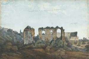O Aqueduto de Claudian e o Coliseu de Thomas Jones