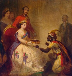Queen Victoria Giving the Bible to an African Chief