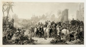 O alívio de Lucknow e a reunião triunfante de Havelock, Outram e Sir Colin Campbell, 1862