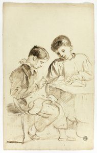Dois meninos da escola de Thomas Jones Barker