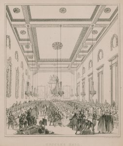 Mercearia, corredor, londres, gravura de Thomas Kearnan