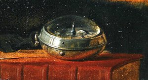 Pocket Watch (óleo sobre tela) de Thomas Kerrich