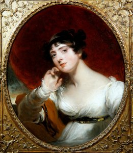 Um retrato da Sra. George Frederick Stratton (óleo sobre tela) de Thomas Lawrence