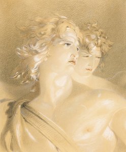 Ange dechu - Satanás como um anjo caído por Lawrence, Sir Thomas de Thomas Lawrence