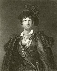 Kemble no personagem de Hamlet de Thomas Lawrence