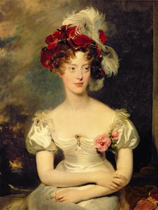 Marie-Caroline de Bourbon (1798-1870) Duquesa de Berry, c.1825 (óleo sobre tela) de Thomas Lawrence