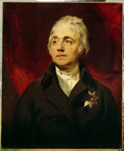 Retrato do Conde Semyon Romanovich Vorontsov (1744-1832). Pintura por Sir Thomas Lawrence (1769-1830), óleo sobre tela. Arte inglesa, finais do século XVIII - início do século XIX, Romantismo. Estado Hermitage, São Petersburgo. de Thomas Lawrence