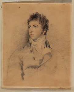 Retrato de Isaac Cuthbert (lápis sobre papel) de Thomas Lawrence
