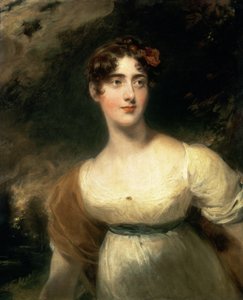 Retrato de Lady Emily Harriet Wellesley-Pole, mais tarde Lady Raglan de Thomas Lawrence