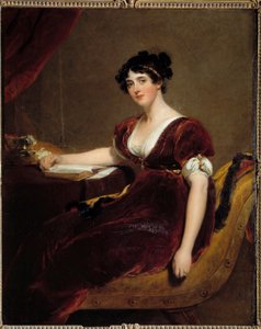 Retrato de Madame Isaac Cuthbert. Pintura de Sir Thomas Lawrence (1769 - 1830) de Thomas Lawrence