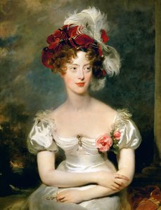 Princesa Caroline de Nápoles e Sicília 1798-1870, Duquesa de Berry de Thomas Lawrence