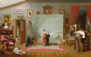 Interior com Retratos, ca. 1865.