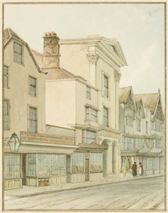 Castle Street (aquarela sobre papel) de Thomas Leeson the Elder Rowbotham