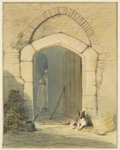 Entrada da quinta de Thomas Leeson the Elder Rowbotham