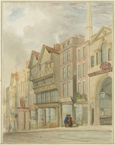 High Street com a Porta do Mercado de Thomas Leeson the Elder Rowbotham