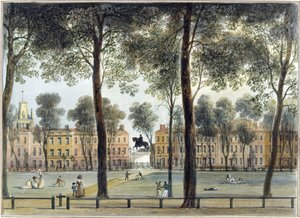 Queen Square, olhando para sudeste