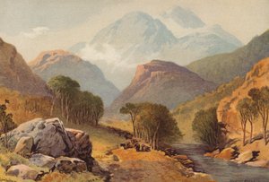 Escócia, Benvenue (lito colorido) de Thomas Leeson the Elder Rowbotham