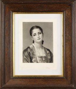 Anita (mezzotint) de Thomas Lewis Atkinson