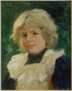 Retrato de uma menina loira