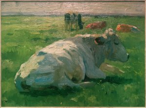Vaca deitada de Thomas Ludwig Herbst