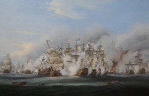 Batalha de Trafalgar de Thomas Luny