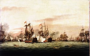 A batalha dos santos de Thomas Luny