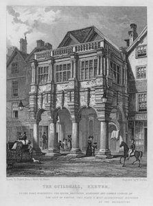 O Guildhall, Exeter (gravura)