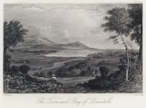A Cidade e a Baía de Dundalk (gravura)