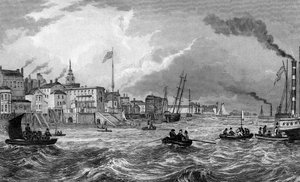 Gravesend, Kent, publicado em 1831 (gravura)