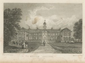 Pessoas nos terrenos do Morden College de Thomas Mann Baynes