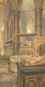As Tumbas de Henrique III e da Rainha Eleanor, Abadia de Westminster, 1904
