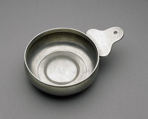 Porringer, c. 1793–1796 ou c. 1799-1824 (peltre) de Thomas Melville