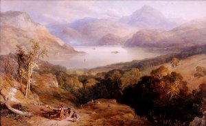 Ullswater, cerca de 1842 (Aguarela e guache)