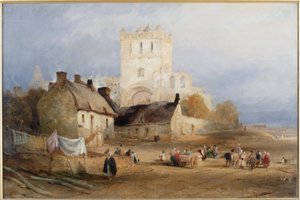 Abadia de Jedburgh, c.1835