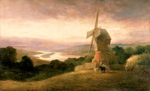 O Tyne de Windmill Hills, Gateshead, c.1818