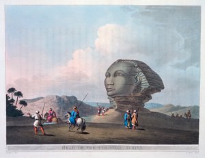 Chefe da Esfinge Colossal, Gizé, Egito, 1801