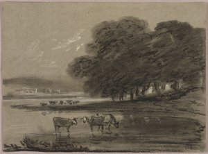Paisagem com vacas