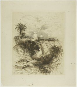 Uma Torre de Cortez de Thomas Moran