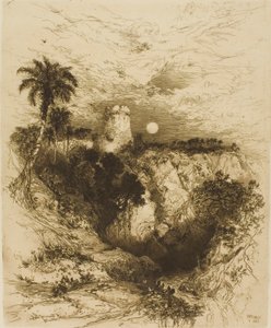A Torre de Cortez - México de Thomas Moran