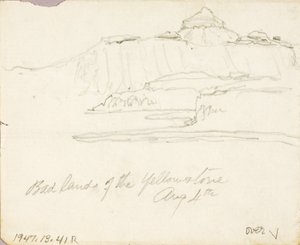 Terras más do Yellowstone de Thomas Moran