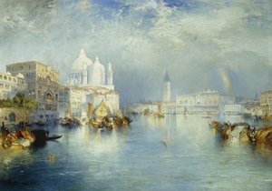 Grande Canal, Veneza, 1903 de Thomas Moran
