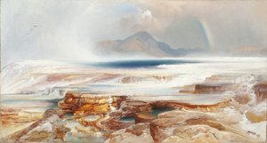 Fontes termais de Yellowstone de Thomas Moran
