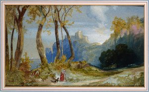 Nas colinas de Thomas Moran