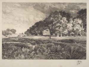 Paisagem de Long Island de Thomas Moran
