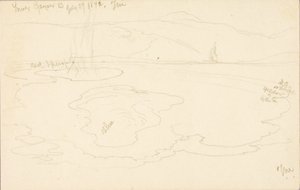 Bacia inferior do Geyser de Thomas Moran