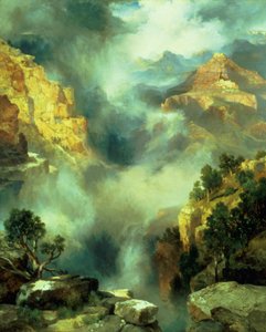 Névoa no Canyon, 1914 de Thomas Moran