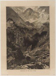 Montanha da Santa Cruz, Colorado de Thomas Moran