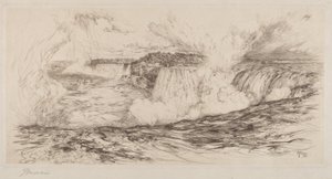 Niagara—do lado canadense de Thomas Moran